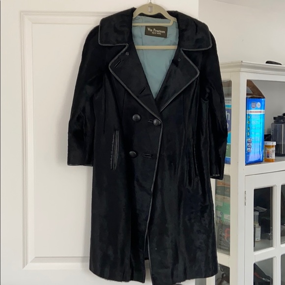 Jackets & Blazers - Pony hair long coat